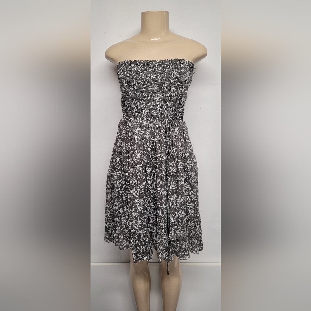 ILook Smocked Halter Dress Strapless S Lined